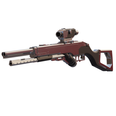 3D oyun tüfeği şeffaf arkaplan