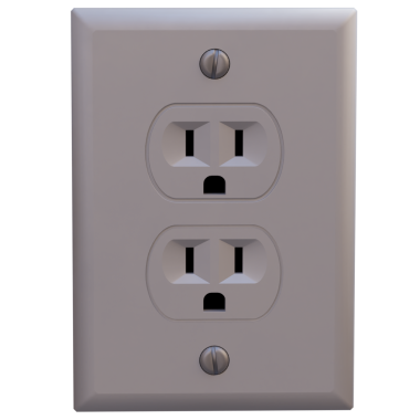 3d şeffaf arkaplan ile çift anahtarlı ışık oluştur