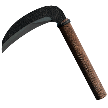 Şeffaf arkaplan ile 3d oluşturma aracı Orak