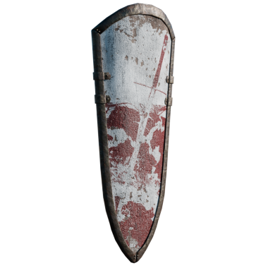 3D şeffaf arkaplan ile ortaçağ kalkan savaşı