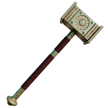 3D Çekiç savaşını şeffaf bir arkaplan ile canlandırma