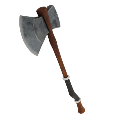 Şeffaf arkaplan ile 3d render araç baltası