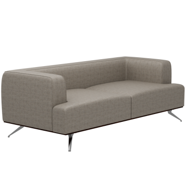 3 boyutlu gri kanepe şeffaf arka planlı ev dekoru