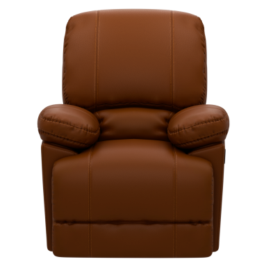 3D işlemeli kahverengi kanepe şeffaf arka planlı ev koltuğu dekorasyonu