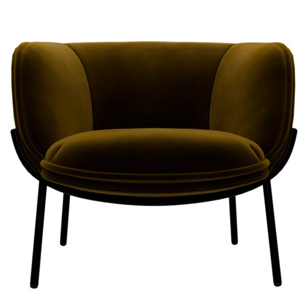 3D yeşil kanepe şeffaf arka planlı ev dekoru