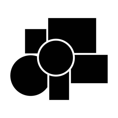 Şablonlar kolaj 6 çerçeve fotoları. Karalama tahtası şablonu. Vektör illüstrasyonu.