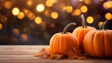 Kopya alanı olan sonbahar balkabağı duvar kağıdı