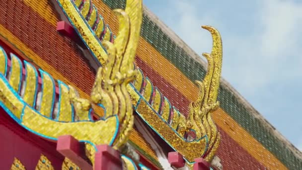Wat Phra Mahathat Woramahawihan 泰国南部Nakhon Thammarat省的主要寺庙 — 图库视频影像