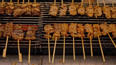 Sokak Tayland Gıda, Tay tarzı Barbekü domuz ızgara.