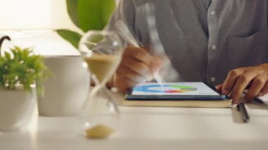 İşadamlarının tablet ve akıllı telefon kullanmaları, not almaları ve ofis masasında çalışırken mali belgelere bakmaları zaman aşımına uğradı.