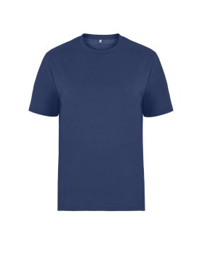 Gerçekçi hayalet manken mankeni unisex tişört önü ve arkası beyaz arka planda izole edilmiş.