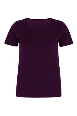 Gerçekçi hayalet manken mankeni unisex tişört önü ve arkası beyaz arka planda izole edilmiş.