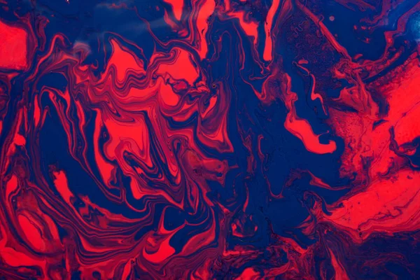 液体ネイルポリッシュ ブルートーン サンゴトーンの抽象的な背景 — ストック写真