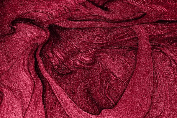 液体闪光背景 单色红色 — 图库照片