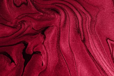 Sıvı ışıltılı arkaplan, 2023 'ün tek renkli kırmızı modayı.