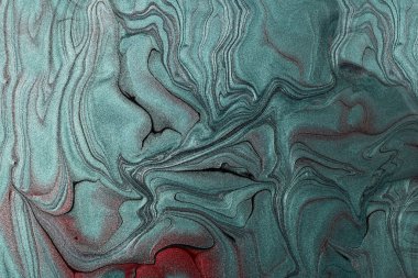 Zarif mermer metalik gümüş monokrom arka plan, sıvı tırnak cilasından yapılmış. Kozmetik arkaplan kadar iyi..