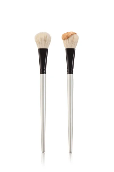Set Makeup Brushes Soft Reflections Fotografias De Stock Royalty-Free