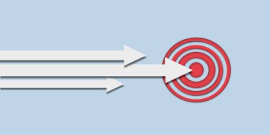Oklar ve ok simgesi. vektör illüstrasyonu.