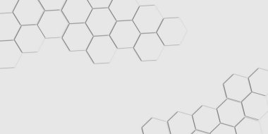 Altıgenli soyut arkaplan. 3d illüstrasyon