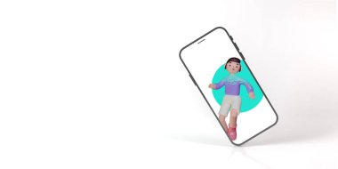 Mobil Mobil Fotokopi Arkaplanı