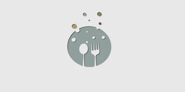 Icône Des Aliments Boissons Illustration Vectorielle — Photo