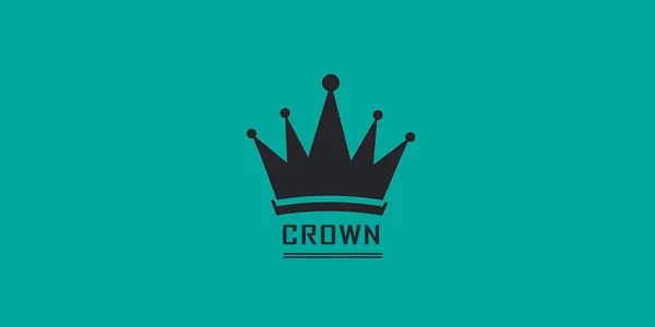 Векторный Шаблон Логотипа Короны — стоковое фото