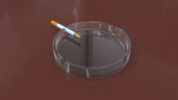 3D展示香烟的图解 — 图库照片