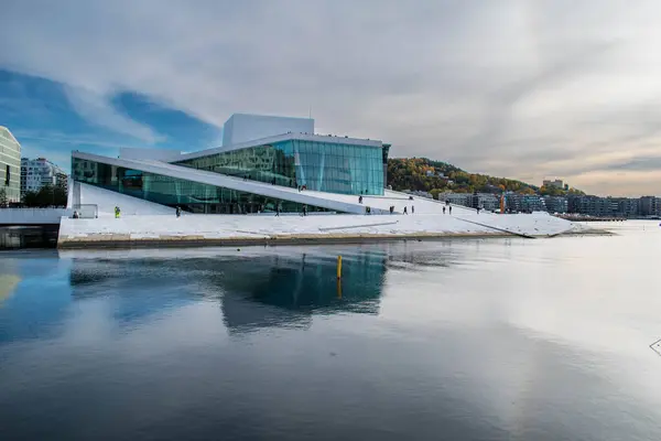 Oslo Opera House Winter Norway — Stock Photo, Image