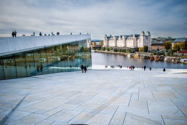 Epic View Oslo City Center Norway — Stock Photo, Image