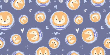 Sevimli yavru hayvanlar kusursuz desenli.