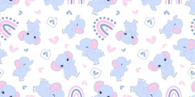 Sevimli yavru hayvanlar kusursuz desenli.