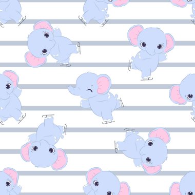 Sevimli yavru hayvanlar kusursuz desenli.