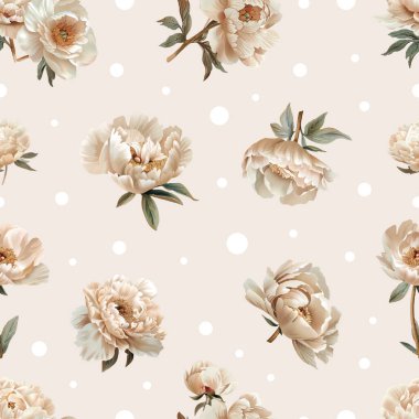 Kumaş, Duvar Kağıdı ve Daha fazlası için Güzel ve Güzel Bahar Çiçekleri Deseni