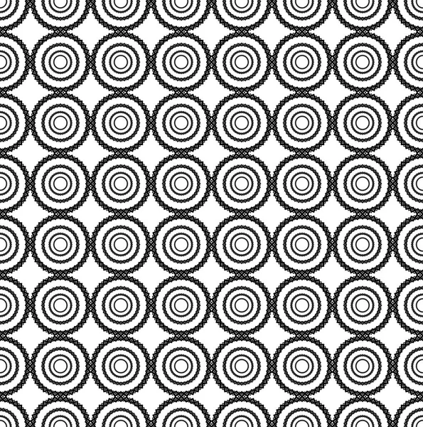 Seamless Black Islamic Geometric Pattern White Background Vector Illustration Ilustrații de stoc fără drepturi de autor