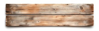 Two weathered wooden planks with a natural rustic appearance, suitable for use in design projects, backgrounds, or texture overlays.