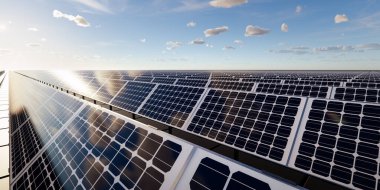 3D yüzen güneş enerjisi, yüzen volkan ya da güneş çiftliği paneldeki, dubadaki ve sudaki fotovoltaik hücreden oluşur. Elektrik ve elektrik üretimi için sistem teknolojisi. Temiz ve yeşil enerji