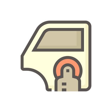 Polonya boya vektör simgesi cilalama makinesi, yan kapı pencere paneli ya da araba parçasından oluşur. May cilalamak, ovalamak, ağda yapmak derdi. Boya onarımı, cilalama, kaplama ve tırmalama hizmetleri. 48x48 px.