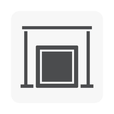 Hava kanalı askı vektör simgesi dikey destekten veya ayrık çapa trapez çubuğundan, yatay açı destek çubuğundan, havalandırma, havalandırma, havalandırma ve havalandırma sistemlerinde tavana kurulumundan oluşur..