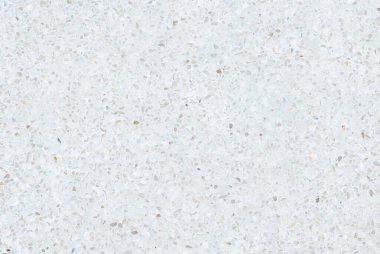 Terrazzo 'nun zemini düz. Mimari tasarım için pürüzsüz mermer, taş ve beton yüzey, dekorasyon iç döşeme, fayans ve soyut arkaplan üzerindeki doku baskısı.