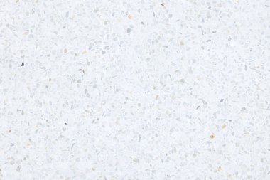 Beton zeminde terrazzo zemin inşaatı. İç mekan için dekoratif yüzeye. Arka plan ve doku için kusursuz desen. Çakıl çimento ile karıştırılmış ve pürüzsüz.