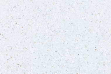 Beton zeminde terrazzo zemin inşaatı. İç mekan için dekoratif yüzeye. Arka plan ve doku için kusursuz desen. Çakıl çimento ile karıştırılmış ve pürüzsüz.