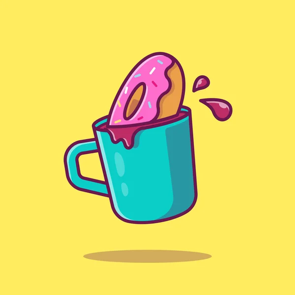 Cute Coffee Cup Cartoon Vector Icon Illustration. Food And Drink Icon  Concept Isolated Premium Vector. Flat Cartoon Style 8971135 Vector Art at  Vecteezy