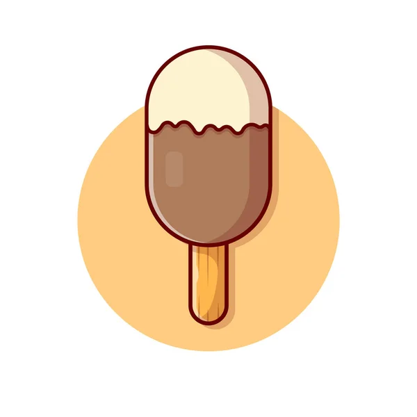 Popsicle Cartoon Vector Icon Illustrasjon Engelsk Mat Drikke Icon Concept – stockvektor