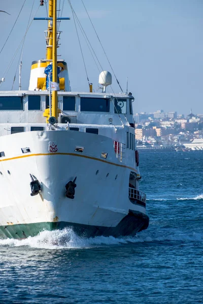 Istanbul Turkey 2023 Bosphorus City Lines Ferry Bosporus — Stock Photo, Image