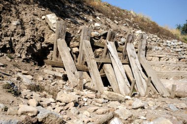 İzmir Efes antik şehir kazıları. 09-08-2023 Efes, zmir, Türkiye.