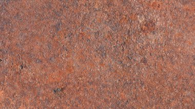 Eski demir bir çarşaf. Eski çatlak boya. Paslı metal yüzey. Paslı çelik. Eski tarz. Paslı demir. arkaplan ve metin için. Yakın plan. Oksitlenme, yıkım.