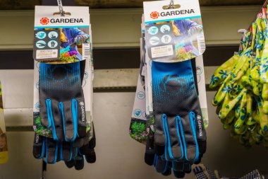 Gloves for work on a personal plot. February 17, 2022 Beltsy Moldova.