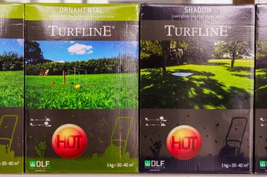 Lawn seeds. Gardening of a personal plot. February 17, 2022 Beltsy Moldova.