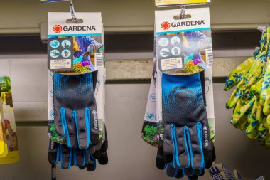 Gloves for work on a personal plot. February 17, 2022 Beltsy Moldova.