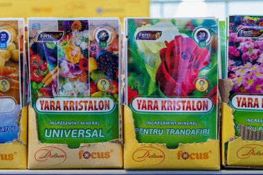 Minerals for flower seedlings. February 17, 2022 Beltsy Moldova.